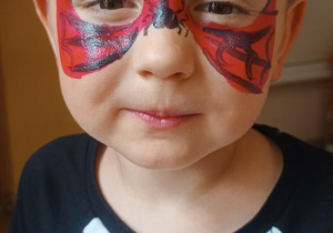 Malowanie twarzy - Kuba Spiderman.
