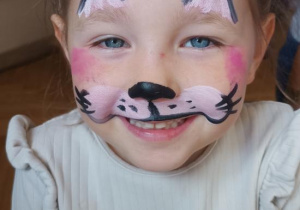 Malowanie twarzy - Zosia kotek.