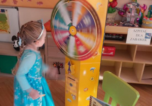 Zabawy z kołem fortuny.