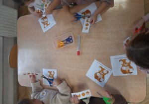 Karta pracy – „Misiowe puzzle”.