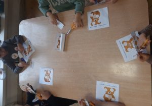 Karta pracy – „Misiowe puzzle”.