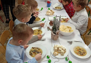 Wigilia przedszkolna.