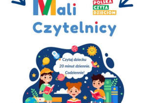 Nasza Grupa realizuje projekt Fundacji Cała Polska czyta dzieciom.„ Mali czytelnicy”.